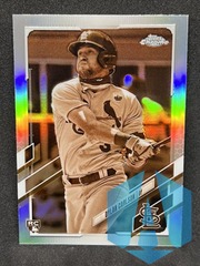2021 Topps Chrome #140 Dylan Carlson Rookie Sepia Refractor Cardinals RC